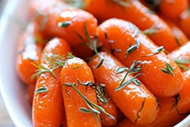 Глазированная мини-морковь